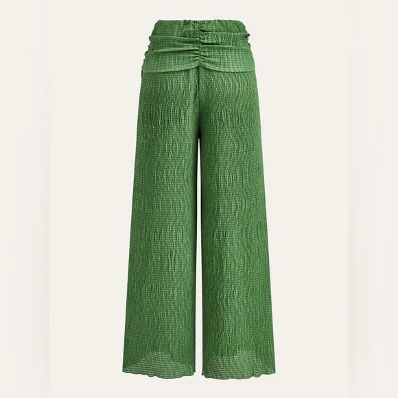 Commense Wide-Leg Pants with Textured Pattern - Picture 3 of 13